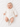 Pagliaccetto bambina I Am — Panna — vista principale