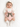 Pagliaccetto bambina I Am — Rosa — vista principale