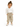 Pantalone bambina Fun & Fun — Beige — vista principale
