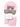 Set 2 pezzi bambina I Am — Rosa — vista principale